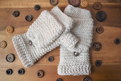Tabby Star Mittens