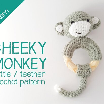 Cheeky Monkey rattle / teether pattern