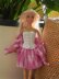 Crochet pattern for 12-inch doll top, skirt and scarf