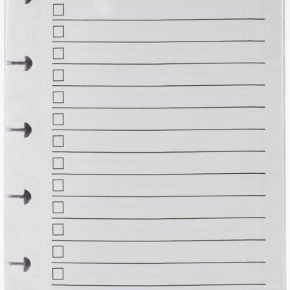 American Crafts Maggie Holmes Day-To-Day Dbl-Sided Notepad 4.25"X11" 60/Pkg - Shopping & To-Do List