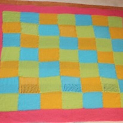 Free Colourful Baby Shawl