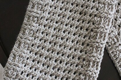 Textured Unisex Scarf Pattern