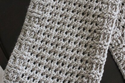 Textured Unisex Scarf Pattern