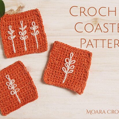 Wheat Crochet Coaster