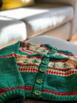 Christmas tree cardigan