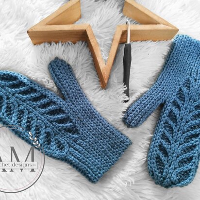ADA knit-look mittens