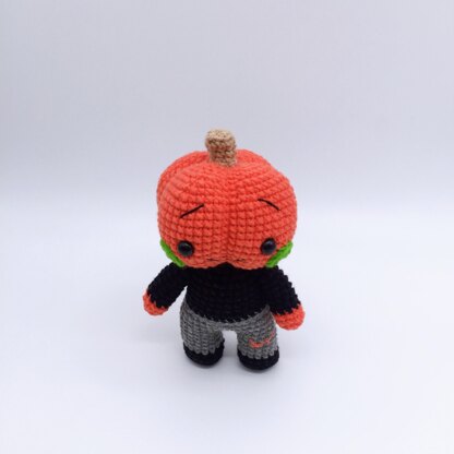 Pumpkin Kid Amigurumi Crochet Pattern