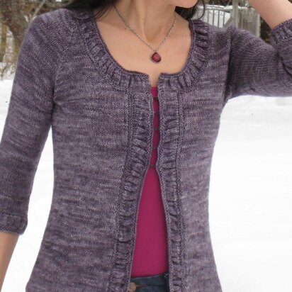 Lyrical Knits Making Waves Cardigan PDF