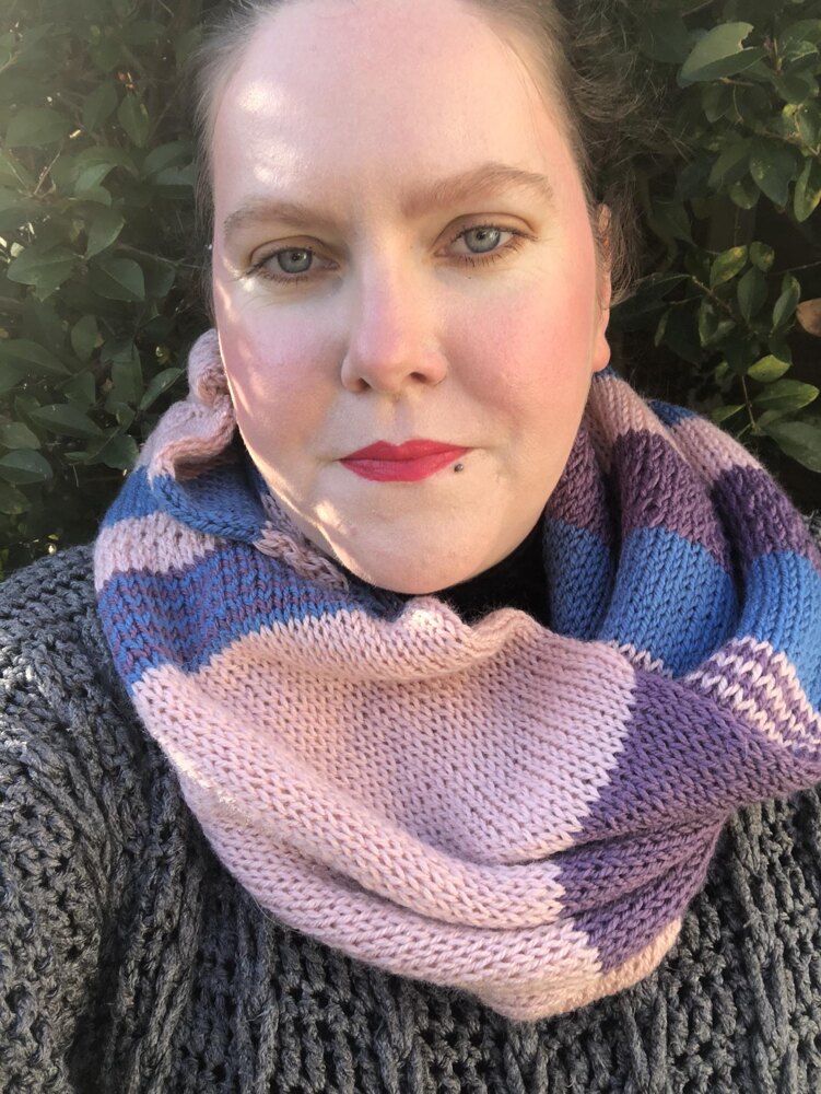 stockinette stitch scarf