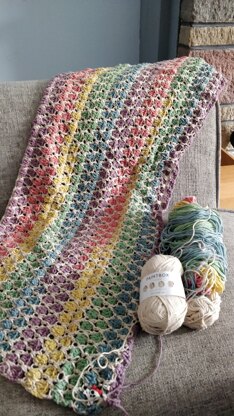 Mosaic Throw - Now baby blanket!