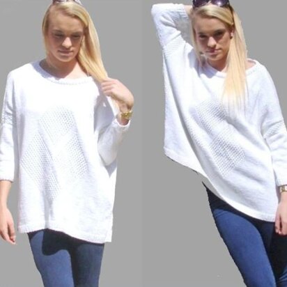 Diamond Slouchy Sweater