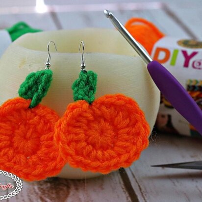 Mini Pumpkin Earrings