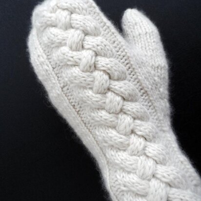 Challah Mittens - knitting pattern