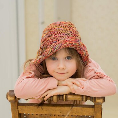 Charlotte Brim Hat - knitting pattern