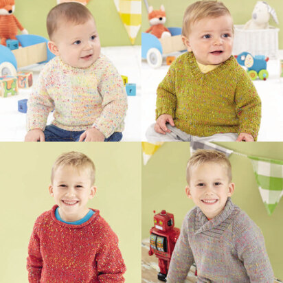 Sweaters in Sirdar Snuggly Doodle DK - 4927 - Downloadable PDF