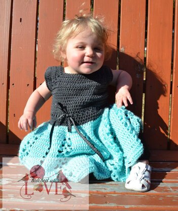 Ribbon & Lace Toddler Dress