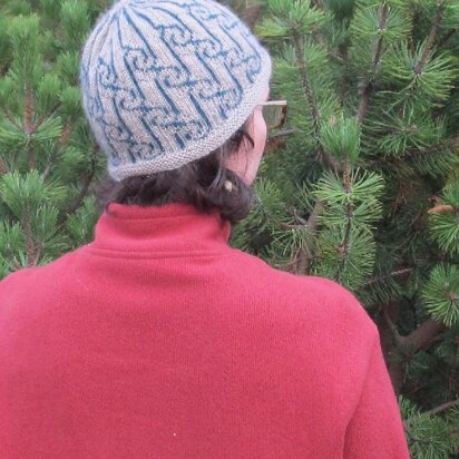 Scroll Hat - knitting pattern