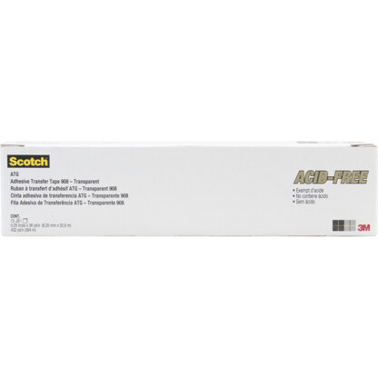 Scotch ATG Gold Transfer Tape Roll 12/Pkg - .25"X36yd