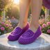 Crochet Slippers Pattern – Women’s House Shoes – Easy Adult Clogs PDF + Video Tutorial
