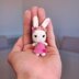 Tiny rabbit amigurumi