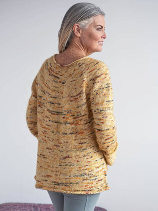 Turmeric Sweater in Berroco Ultra Wool Handpaint & Berroco Aerial - Downloadable PDF