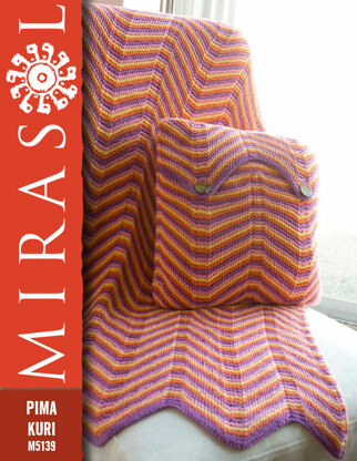 Blanket and Cushion in Mirasol Pima Kuri - M5139 - Downloadable PDF