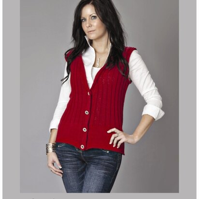 Knitted Waistcoat in Twilleys Freedom Sincere - 9169