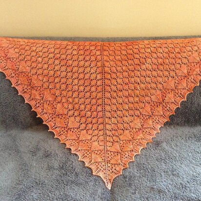 Farewell Winter Shawl - knitting pattern