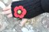Hayfield Chunky with wool Poppy mittens