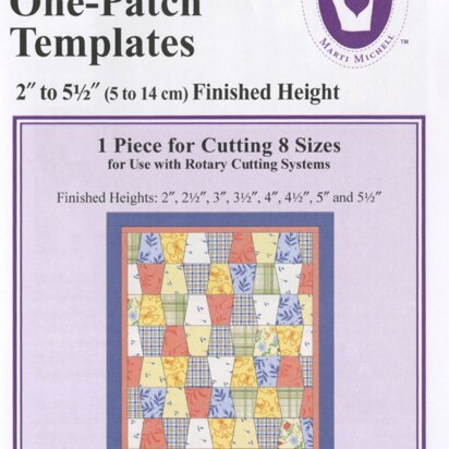 Marti Michell Tumbler One-Derful One Patch Quilting Template