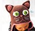 Kitty, Cat Earflap Hat Crochet Pattern