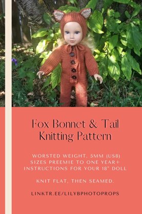 Fox Bonnet & Tail