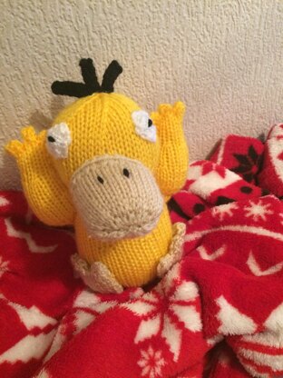 Psyduck pokemon amigurumi soft toy