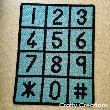 Number Pad Blanket