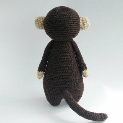 Monkey with Bowtie Crochet Amigurumi Pattern