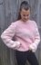 Chunky knit sweater rose cream
