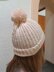 Knit Look Crochet Hat