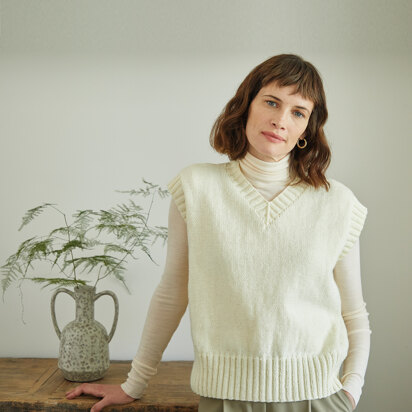 Vest in Hayfield Soft Twist - 10327 - Downloadable PDF - knitting pattern