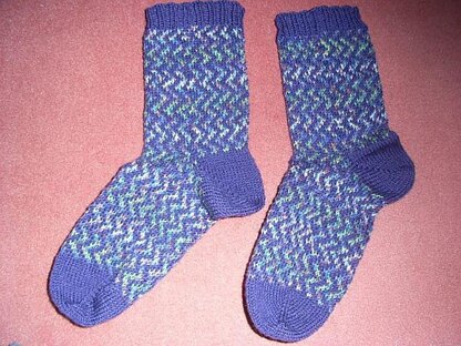 Zigzag socks