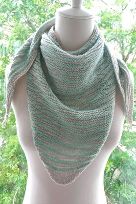 Simple garden shawl