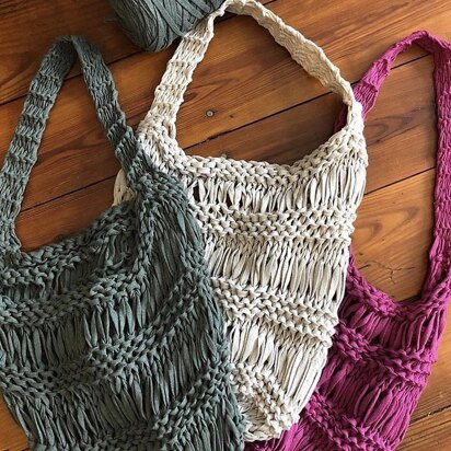 Beach Front Bag - knitting pattern