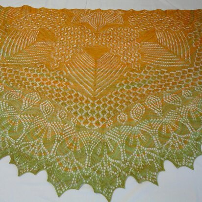 Home on the Range Lace Shawl