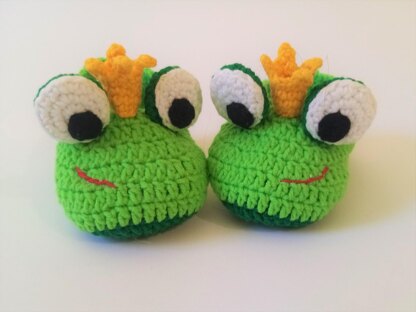 Newborn shoes Frog