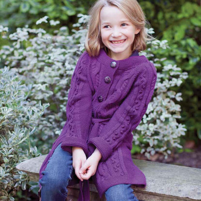 "Livia Child's Cardigan" - Cardigan Knitting Pattern in MillaMia Naturally Soft Merino