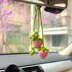 Puff Strawberry Car Hanging