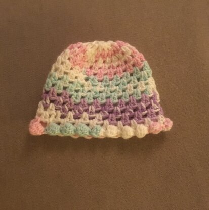 Baby’s First Cluster Crochet Hat in Caron Simply Soft - Downloadable ...