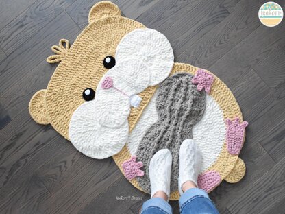 Peanut The Hamster Rug