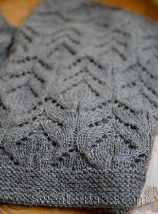 #267 Fleur Crescent Shawl