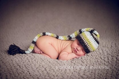 Striped Stocking Cap - Santa or Elf Hat