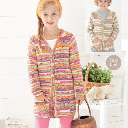 Cardigans in Sirdar Snuggly Baby Crofter DK - 2412 - Downloadable PDF